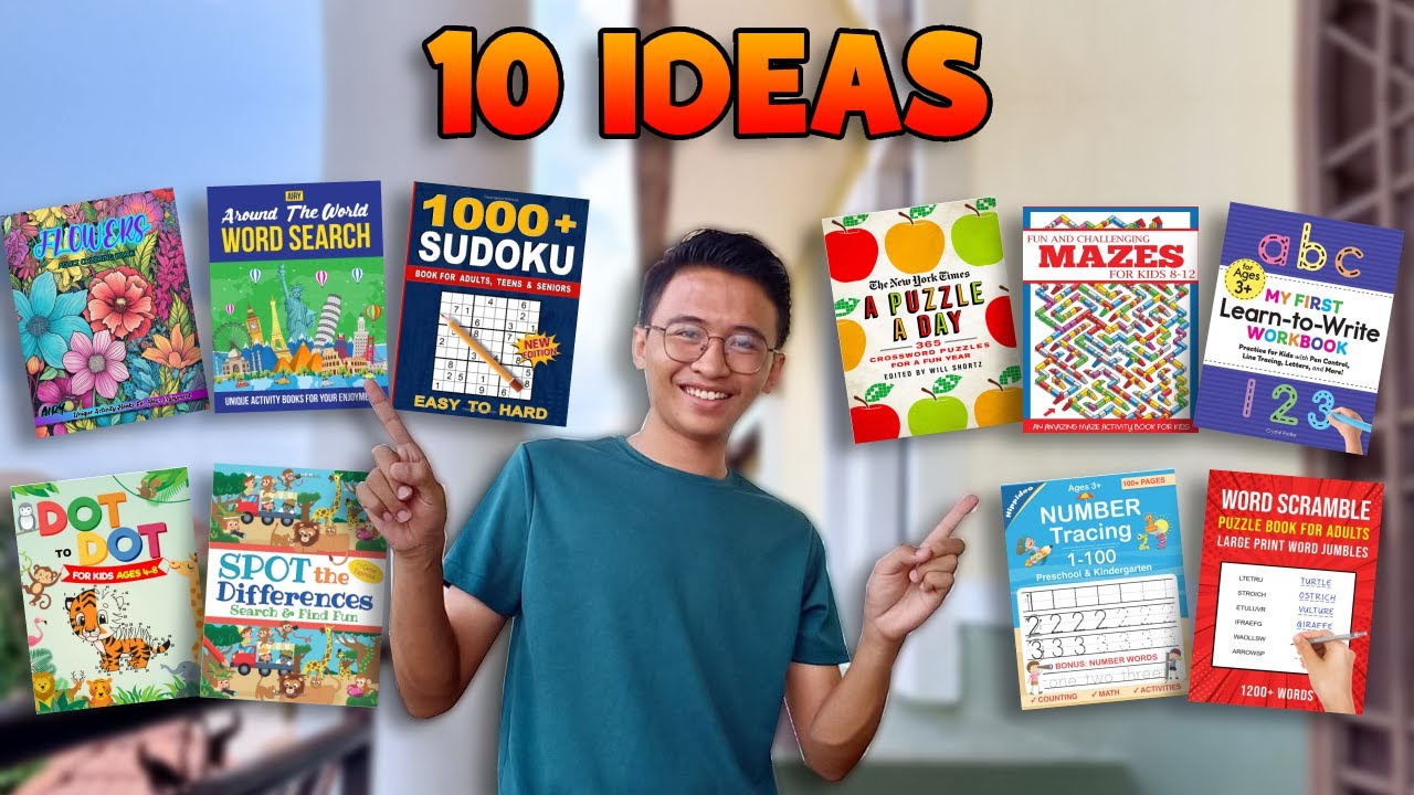 10 Medium Content Books IDEAS &  How To CREATE Them for Amazon KDP