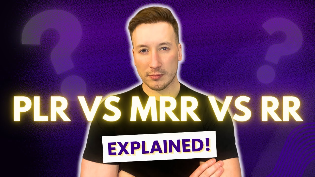 Digital Product Licenses Explained: PLR vs MRR vs RR