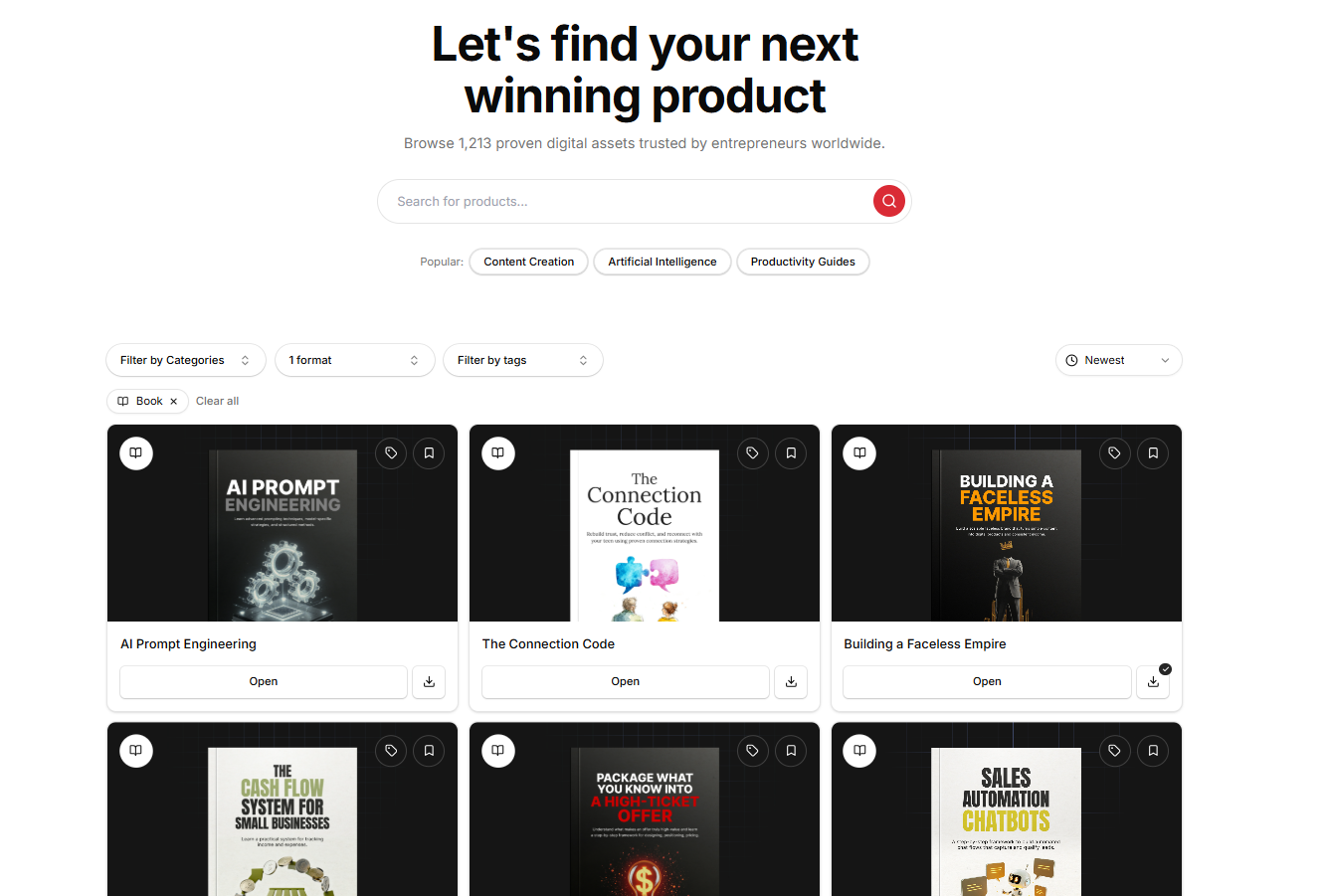 entrepedia product library