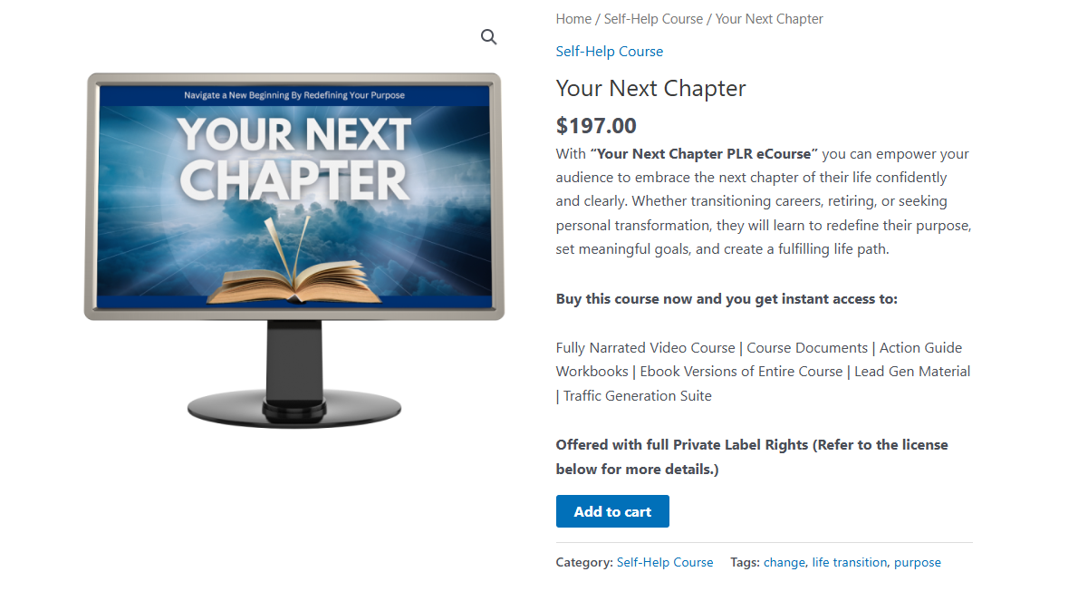 tools for motivatiion plr course your next chapter